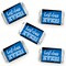 Big Dot of Happiness Reunited Blue - Mini Candy Bar Wrapper Stickers - Royal Blue School Class Reunion Party Small Favors - 40 Count